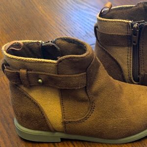 Leather Baby Booties